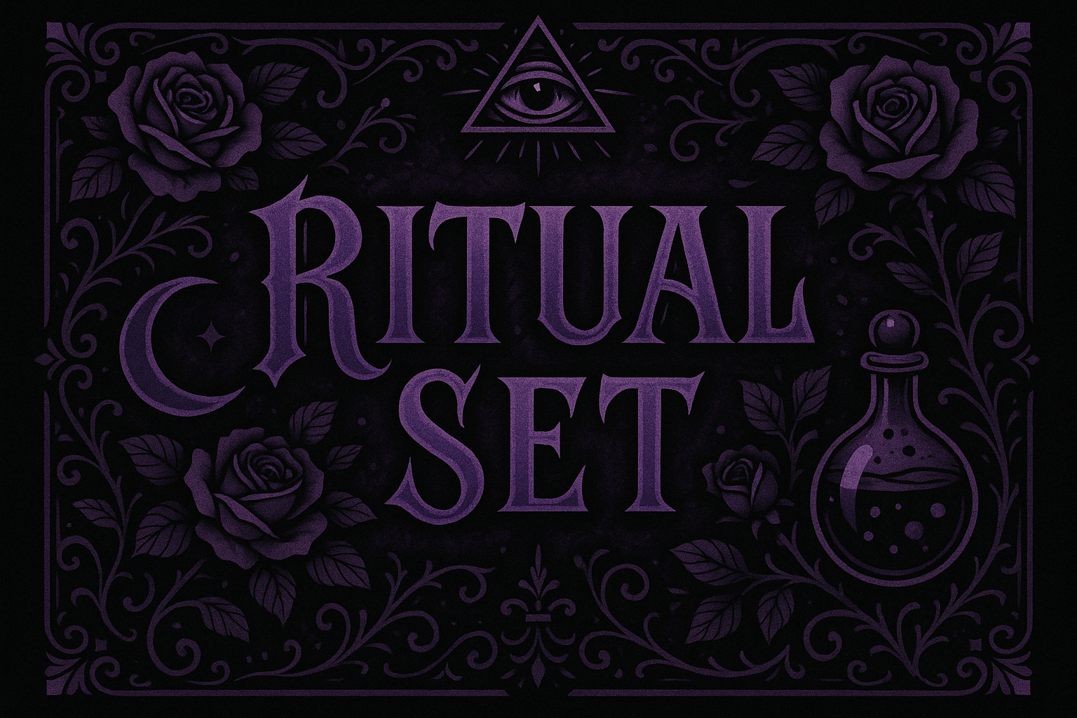 Berry the Hatchet Ritual Set image - purple