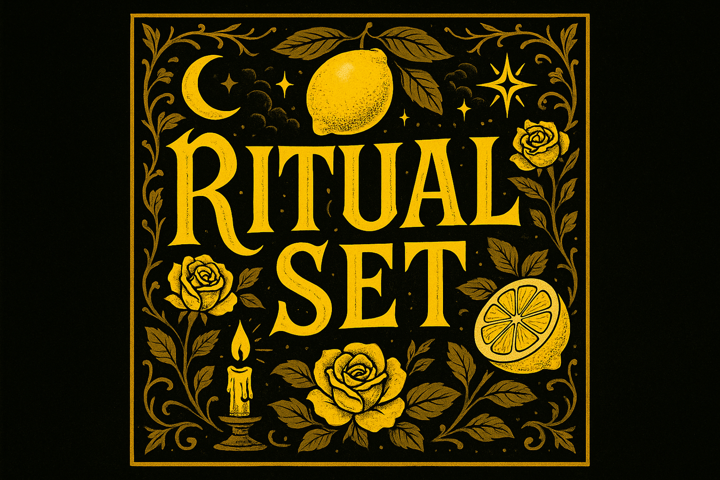 Zest in Pieces Ritual Set image - lemon yellow